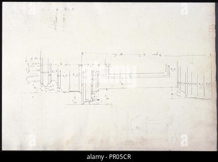 Recueil de morceaux d'architecture et de divers fragmens de monumens antiques fait en Italie par Marie Joseph Peyre architecte Foto Stock