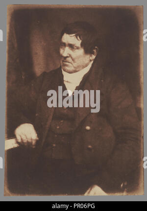 Il rev. Il dott. John Macdonald; Hill & Adamson, scozzese, attivo 1843 - 1848, 1843 - 1847; salati della carta da stampa di un negativo Calotype Foto Stock