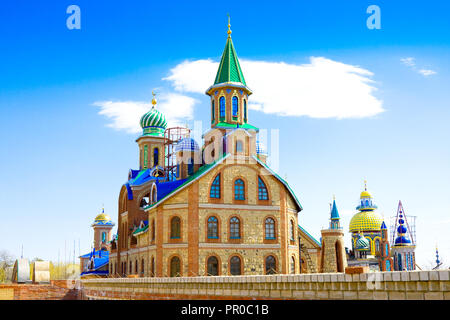Tutte le religioni tempio di Kazan, il Tatarstan, Russia Foto Stock