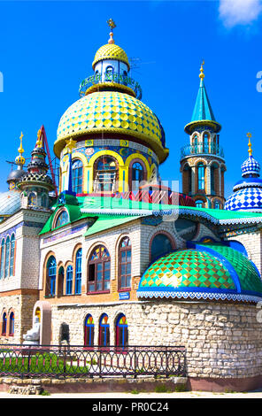Tutte le religioni tempio di Kazan, il Tatarstan, Russia Foto Stock