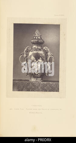 Grande Vaso; William crivelli superiori, inglese, 1811 - 1892, Londra, Inghilterra, Europa; 1871; Woodburytype; 11,5 x 7,9 cm Foto Stock
