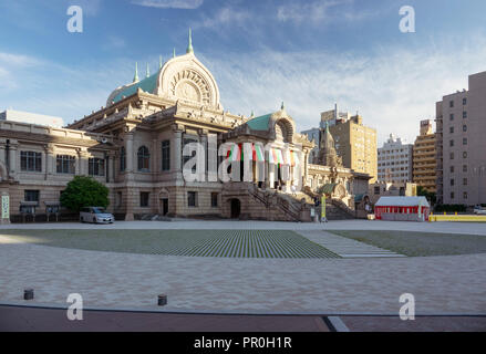 Tsukiji Hongwan-ji, Tokyo, Giappone, Asia Foto Stock