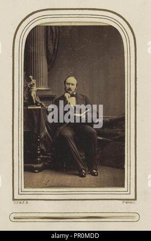 Albert, principe consorte, 1819-1861, Camille Silvy, francese, 1834 - 1910, Francia; circa 1860 - 1861; albume silver stampa Foto Stock