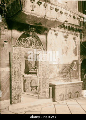 Gerusalemme (El-Kouds), approccio al posto della città dove San James' testa è sepolto. La fotografia mostra la Cattedrale di San Giacomo Foto Stock