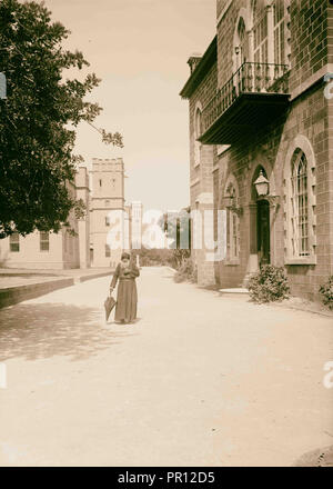 Beirut. Il dipartimento medico e il museo dell'università americana. 1900, Libano, Beirut Foto Stock