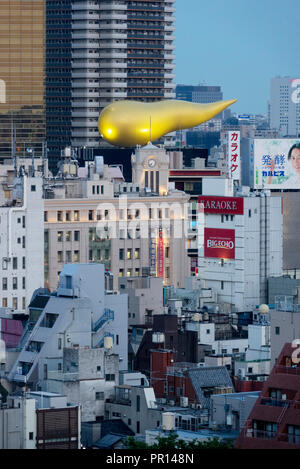 La Asahi Fiamma (Flamme d'Or) da Philippe Starck, Tokyo, Giappone, Asia Foto Stock