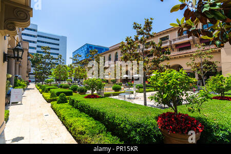 Beverly Canon giardini, Beverly Hills, Los Angeles, California, Stati Uniti d'America, America del Nord Foto Stock