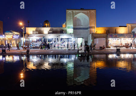 Amir Chakhmaq complessa, Yazd città, Iran, Medio Oriente Foto Stock