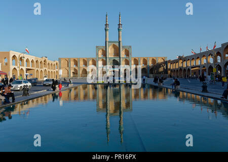 Amir Chakhmaq complessa, Yazd città, Iran, Medio Oriente Foto Stock