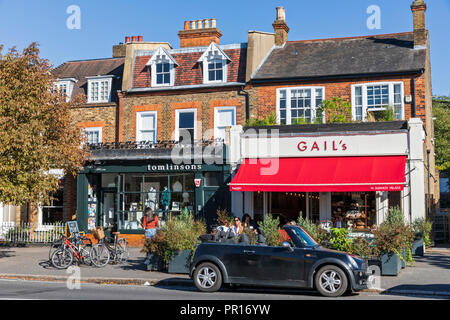 Gail la panificazione artigianale nel villaggio di Dulwich High Street, Dulwich, Southwark, Londra, Inghilterra, Regno Unito Foto Stock