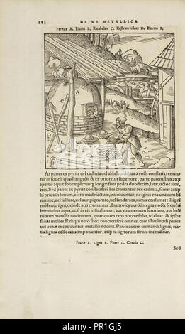 Pagina 282 Georgii Agricolae De re metallica: libri XII. Quibus officia, instrumenta, machinae, ac omnia deni, que, ad metallicam Foto Stock