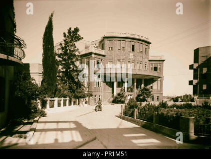 Tel Aviv. Comune di Tel Aviv. 1934, Israele, Tel Aviv Foto Stock