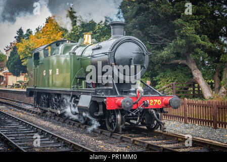 Gloucestershire & Warwickshire Steam Railway. Foto Stock