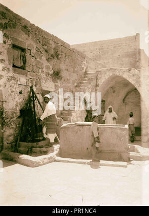 Jaffa. Casa di Simone il conciatore. 1898, Israele, Tel Aviv Foto Stock