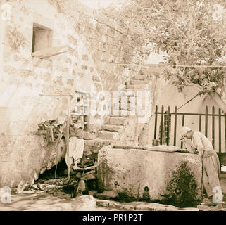 Jaffa (Giaffa) e dintorni. Casa di Simone il conciatore American Colony, Gerusalemme. 1898, Israele Foto Stock