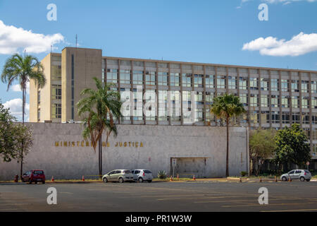 Ministero della Giustizia Edilizia - Brasilia, Distrito Federal, Brasile Foto Stock
