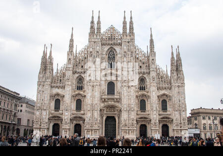 Duomo di Milano, Italia Foto Stock