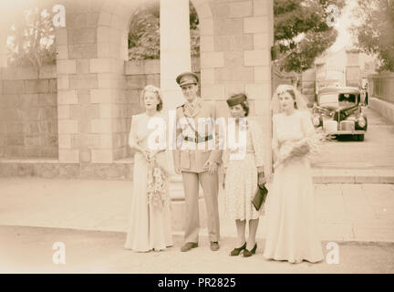 Velocità di Miss wedding, Grandi Prendergast. 1940 Foto Stock