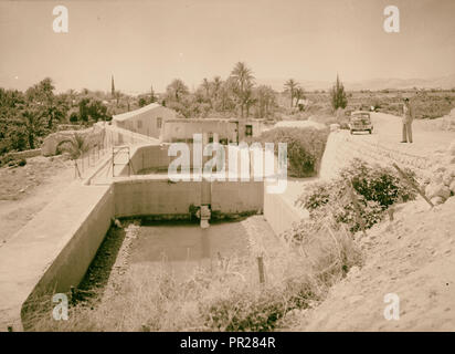 Fontana di Eliseo, Gerico, prese apr. 30, '44, West Bank, Gerico Foto Stock