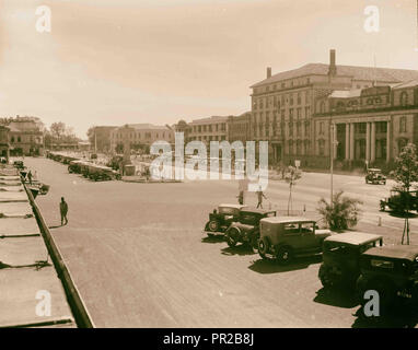 Kenya Colony. Nairobi. Sesta Avenue vicino la Standard Bank. 1936, Kenya, Nairobi Foto Stock