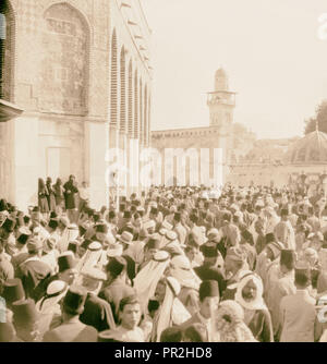 Funerali di re Hussein, Gerusalemme. Nel 1931, Israele Foto Stock