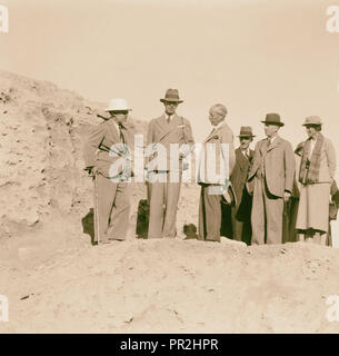 Il principe ereditario di Svezia. 1925, Medio Oriente, Israele e/o la Palestina Foto Stock