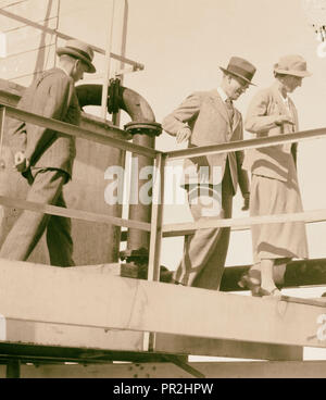 Il principe ereditario di Svezia. 1925, Medio Oriente, Israele e/o la Palestina Foto Stock