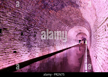 Il Canada è il primo tunnel ferroviario a Brockville, Ontario, Canada Foto Stock