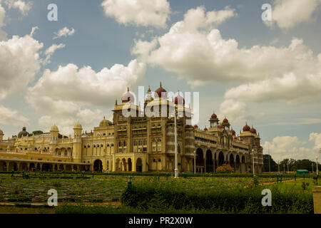 Mysore Palace, patrimonio storico, Mysore Karnataka, India Foto Stock
