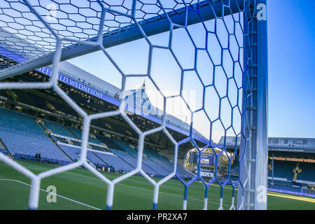 Il 28 settembre 2018, Hillsborough, Sheffield, Inghilterra; Sky scommessa campionato, Sheffield Mercoledì v Leeds Utd : Vista del credito di Hillsborough: Mark Cosgrove/News immagini, English Football League immagini sono soggette a licenza DataCo Foto Stock