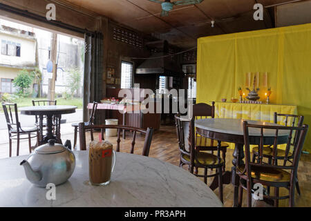 Tradizionale, Old School, Retro Coffee Shop e Caffetteria nel sud della Thailandia Foto Stock