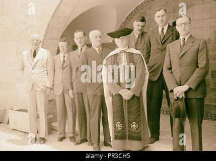 Chiesa parata di St Andrews Chiesa dal 1Ba.[?]. L'Argyll & Sutherland Montanari il 26 Maggio '40. Gruppo Foto Stock