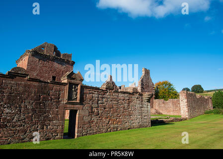 Castello Edzell, Angus, Scozia. Foto Stock