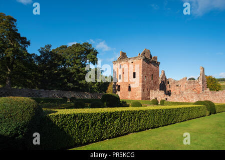 Castello Edzell, Angus, Scozia. Foto Stock