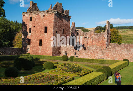 Castello Edzell, Angus, Scozia. Foto Stock