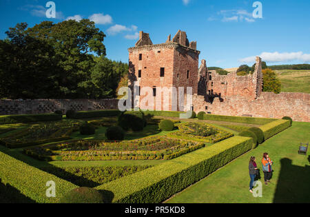 Castello Edzell, Angus, Scozia. Foto Stock