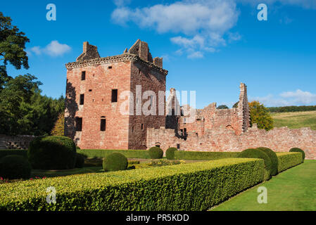 Castello Edzell, Angus, Scozia. Foto Stock