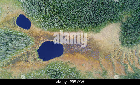 Paesaggio di antenna Foto Stock