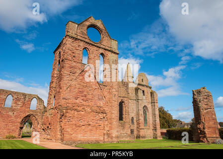 Arbroath Abbey, Arbroath, Angus, Scozia. Foto Stock