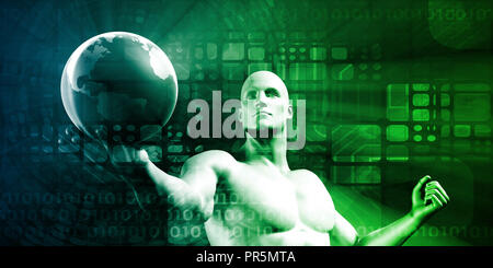 I mercati emergenti e le tendenze globali Analytics Concept Foto Stock