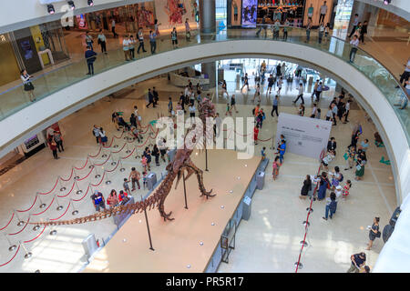 Hong Kong - Giugno 27, 2018: all'interno di IFC Mall Foto Stock