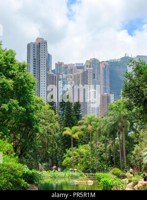 Hong Kong - Luglio 01, 2018: Hong Kong Park Foto Stock