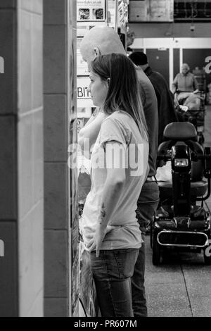 Di bredford Oastler shopping centre, Bradford, West Yorkshire, Regno Unito Foto Stock