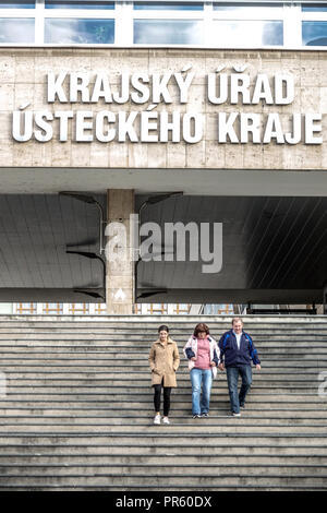 L'autorità regionale della Regione Usti, Krajsky murad Usti Nad Labem, Repubblica Ceca Foto Stock