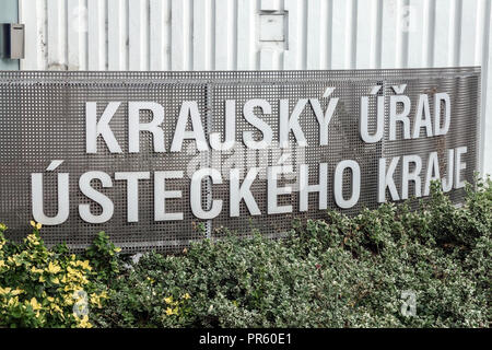 L'autorità regionale della Regione Usti, Krajsky murad Usti Nad Labem, Repubblica Ceca Foto Stock