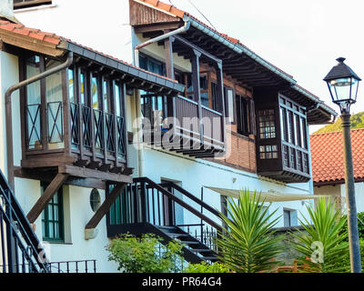 Città di Getaria Paese Basco in Spagna Foto Stock