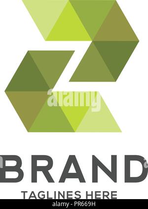 La lettera Z logo geometrico vettore, creative lettera Z moderna lettera colorati logo , moderna lettera Z è il logo, lettera Z e-commerce logo Illustrazione Vettoriale