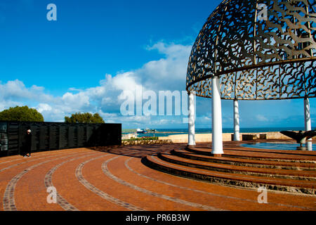 GERALDTON, Australia - Agosto 21, 2018: HMAS Sydney II Memorial avviato dal Rotary Club di Geraldton Foto Stock