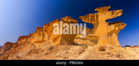 Bolnuevo Mazarron eroso arenarie in Murcia Spagna Foto Stock