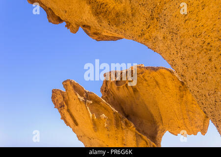 Bolnuevo Mazarron eroso arenarie in Murcia Spagna Foto Stock